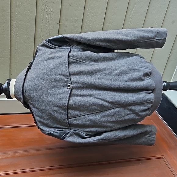 SEAN JOHN JACKET COAT MEN'S M MEDIUM BLACK GRAY BUTTONS - Picture 7 of 8